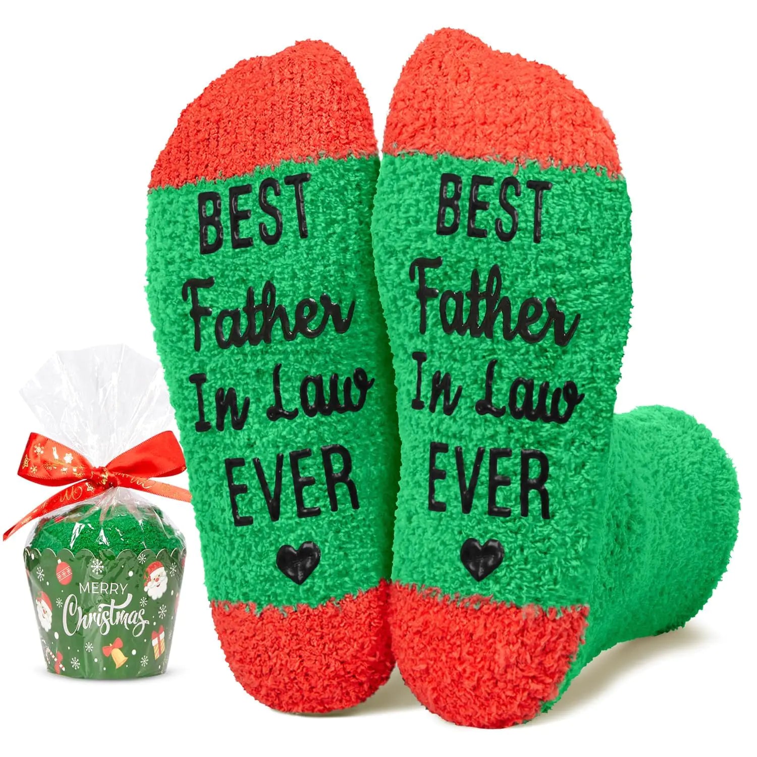 HAPPYPOP Christmas Gifts Stocking Socks for Men - Secret Santa Socks Xmas Stocking Stuffers for Him Father In Law