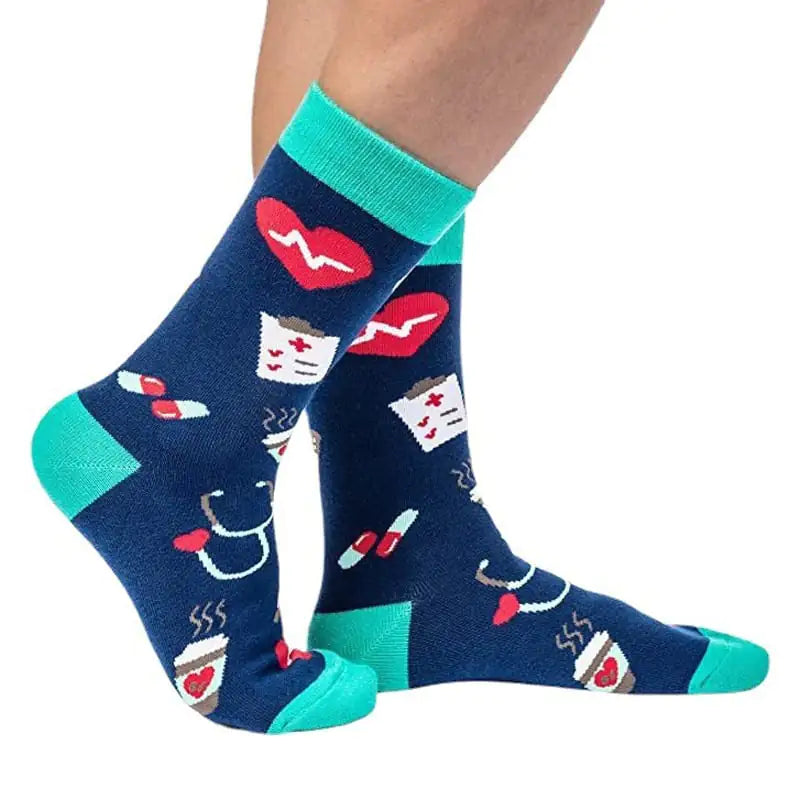 Medical-Themed Socks for Healthcare Workers and Students